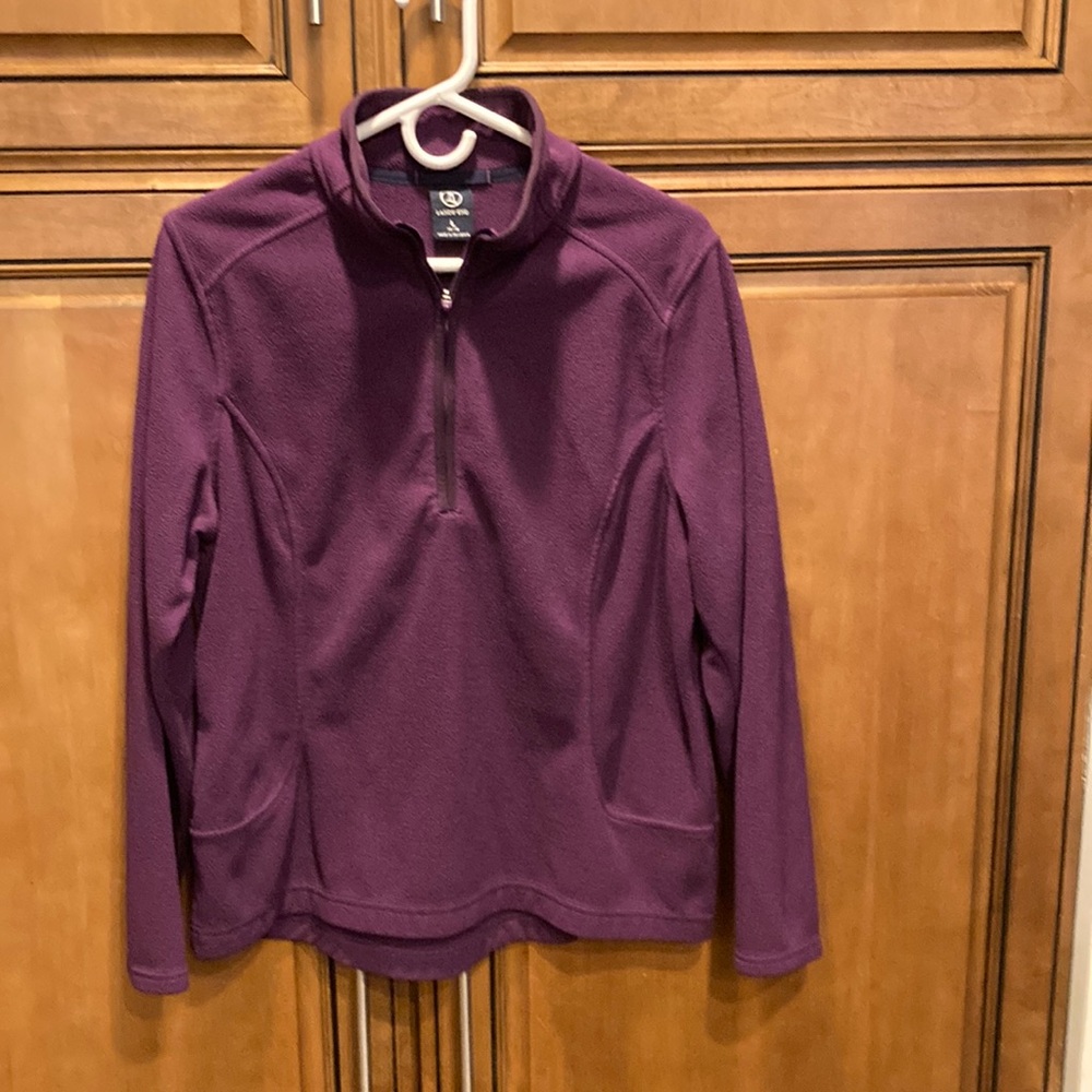 Lands End Quarter Zip Fleece